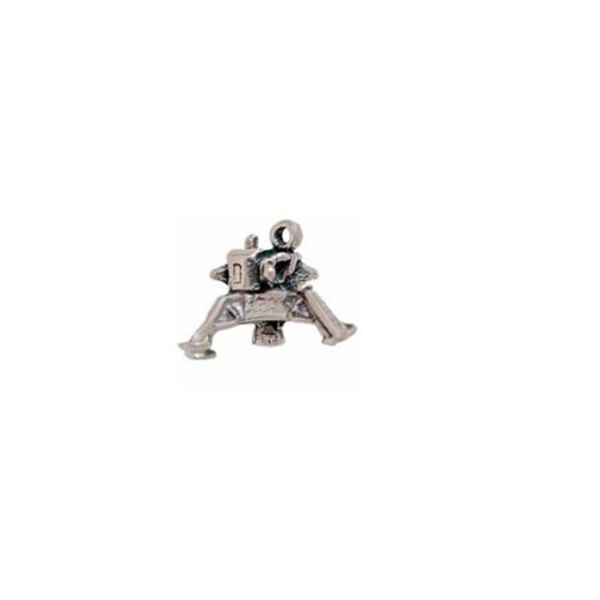 Lunar Lander Charm Sterling Silver | Space Travel Jewelry | Moon Landing Jewelry | Moon Jewelry