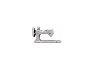 Sewing Machine Charm Sterling Silver, Sewing Jewelry, Hobby Jewelry