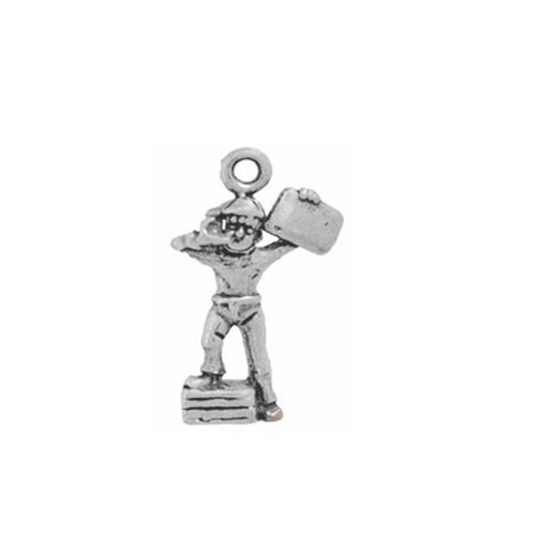 Newspaper Charm, Paper Boy Charm Sterling Silver, Newspaper Jewelry Etsy