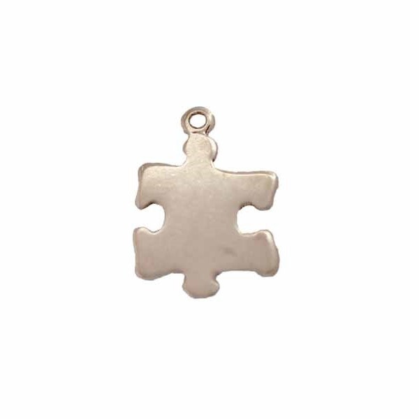 Sterling Silver Puzzle Piece Charm: Embrace the Beauty of Connection, Unity, and the Power of Togetherness