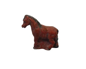 Horse Beads, Peruvian Ceramic, Hand Painted, Horse Jewelry