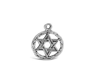 Star of David Charm Sterling Silver | Judaica Jewelry | Jewish Jewelry