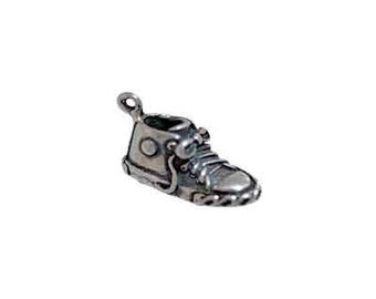 Lace Up for Style: A Sterling Silver Tennis Shoe Charm for the Sneaker Enthusiast, Sneaker Jewelry
