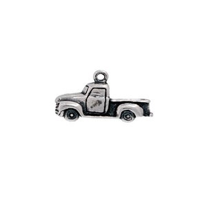 Truck Charm Sterling Silver, Pickup Truck Charm, Truck Jewelry image 10