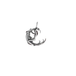 Moon Rider Charm, Fairy Charm, Sterling Silver, Moon Rider Jewelry