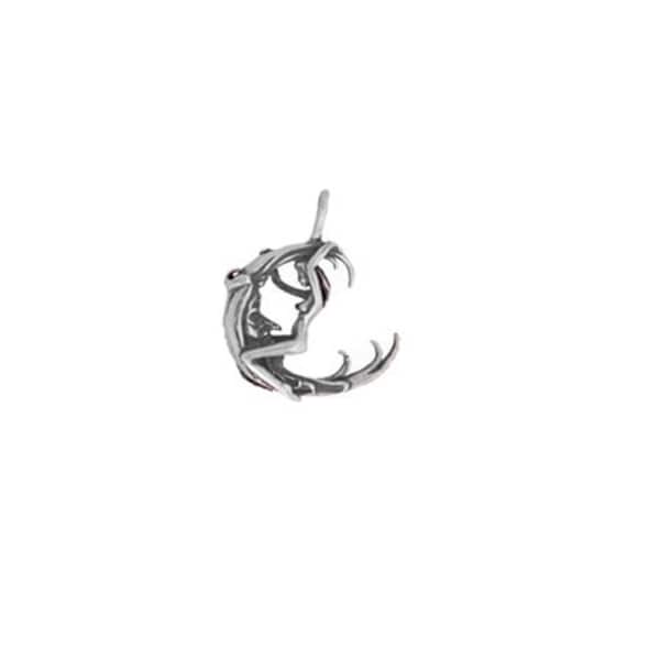 Moon Rider Charm, Fairy Charm, Sterling Silver, Moon Rider Jewelry