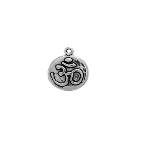 Unite with the Universe: Sterling Silver Om Charm for Inner Peace