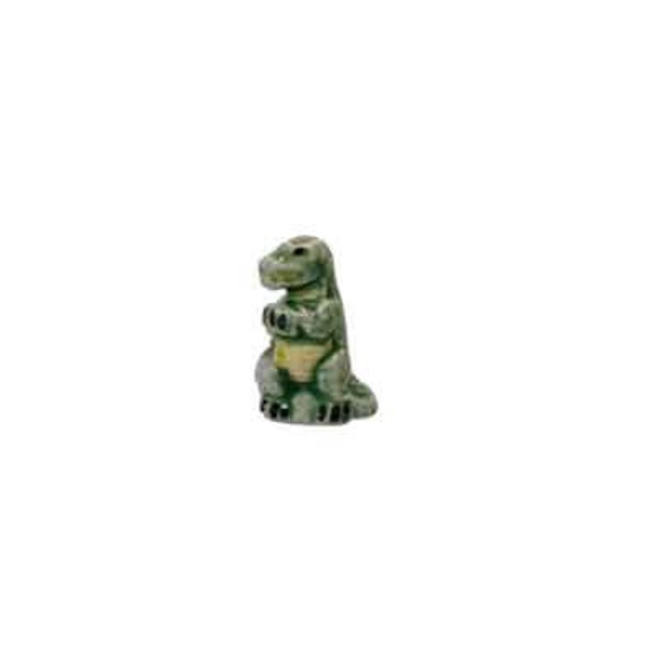 T Rex Beads| Hand Painted Beads | Tyrannosaurus Rex Jewelry| Dinosaur Jewelry | Peruvian Ceramic Beads