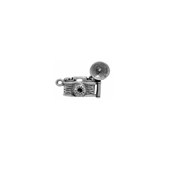 Sterling Silber Kamera Charm, Kamera Schmuck