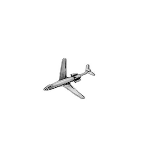 Wanderlust in Silver - Exquisite Jet Plane Charm for Your Collection