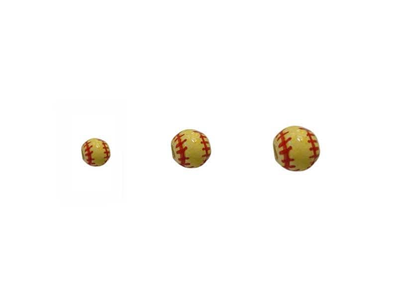 Ceramic Sports Beads 8mm Soft Ball-cm-softball