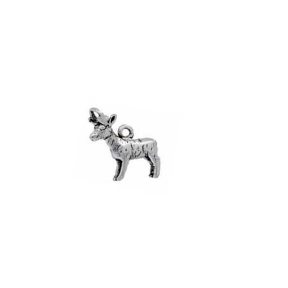 Wild Animal Charm - Choose Your Sterling Silver Charm to Add to Bracelet Buffalo