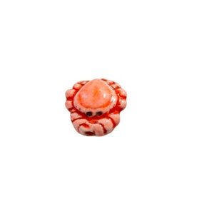 Crab Beads, Crab Jewelry, Sea Shore Jewelry, Peruvian Ceramic Beads