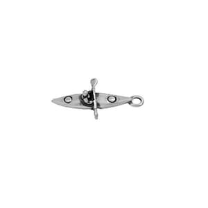 Kayak Charm Sterling Silver, Water Sport Jewelry