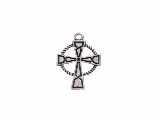 PC-0101 15 mm Sterling Silver Halo Circle Cz pendant connector charm choose your finish Fine mircropave setting