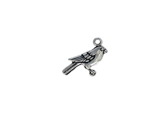 Robin Charm Sterling Silver Robin Bird Jewelry Etsy UK