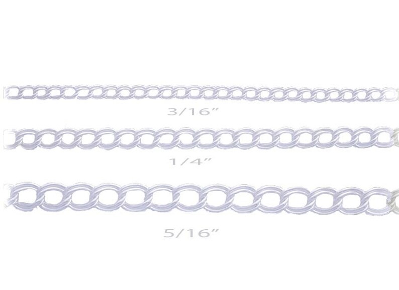 Choice of Thickness /& Length Sterling Silver Double Link Charm Bracelet