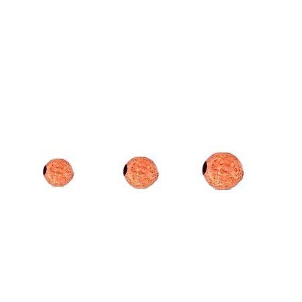 Copper Hammered Round Beads, 4mm, 5mm, 6mm Copper Round Spacer Beads, Copper Bead Supply