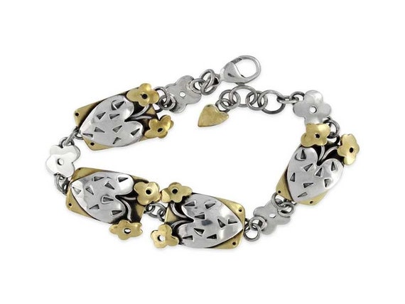 Juicy Couture Blooming Hearts Pave Heart and Enamel Flowers