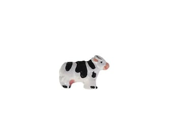 Cow Beads, Peruvian Beads, Cow Jewelry, Ceramic Bead Supply