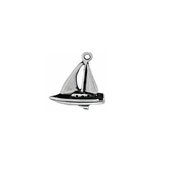 420 Sailboat Pendant – Sterling Silver By The Miami Opti Moms – Nautical Jewelry