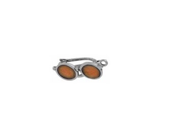 Sunglasses Charm Sterling Silver Movable Enameled | Fashion Jewelry