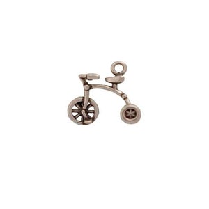 Tuba Charm Sterling Silver for Music or Band Themed Jewelry Designs