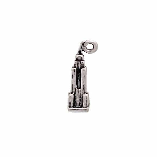 Empire State Building Charm, Sterling Silver, Building Charm, New York Themed Jewelry