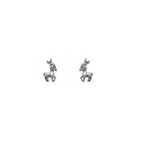 Donkey Earrings Sterling Silver, Donkey Jewelry