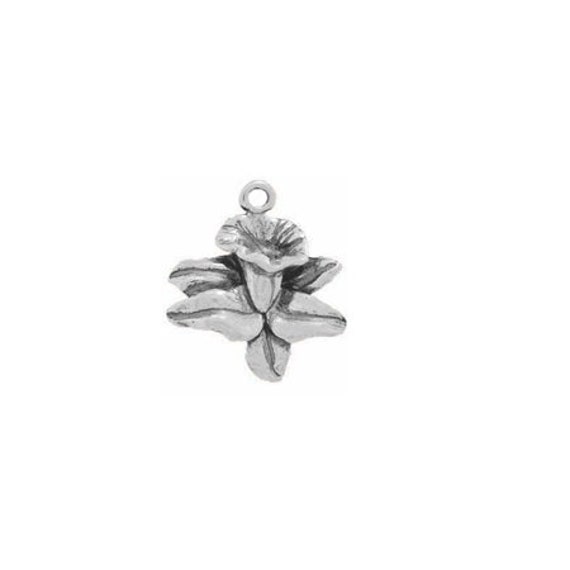 Calla Lily Charm Sterling Silver Lily Charms Calla Lily Jewelry