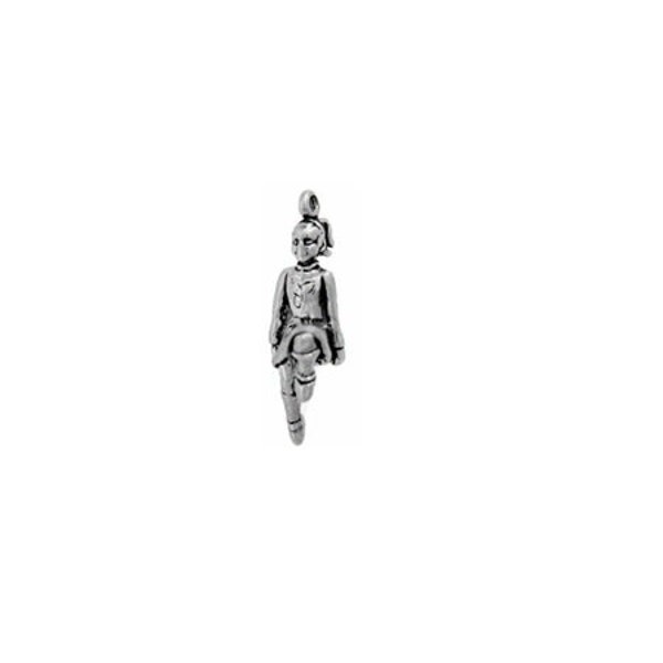 Irish Dancer Charm Sterling Silver | Dance Jewelry | Irish Jewelry