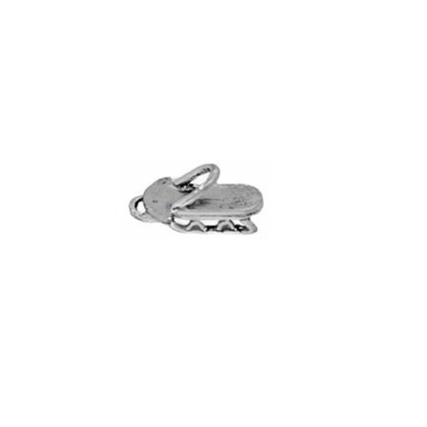 Adorable Sterling Silver Sled Charm - Perfect Winter Sports Holiday Charm