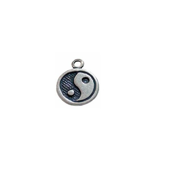 Yin Yang Charm Sterling Silver, Yin Yang Jewelry