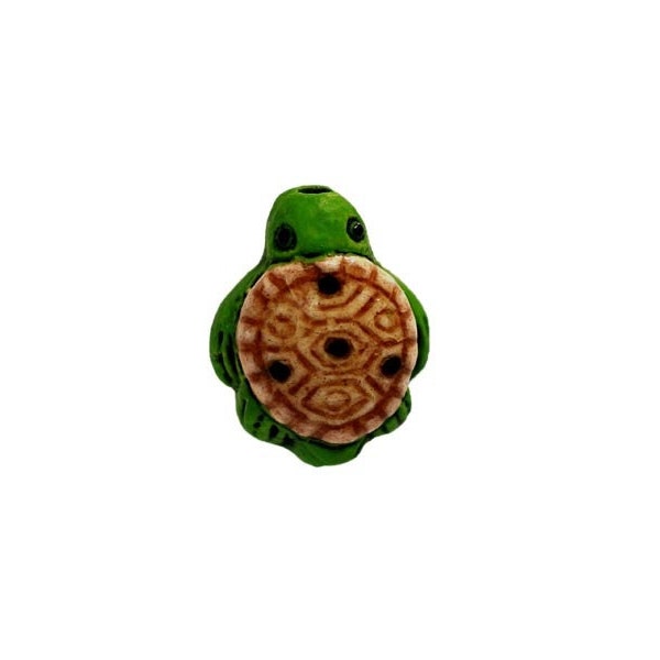 Turtle Beads Hand Painted | Set of 4 | Exceptional Quality & Detail