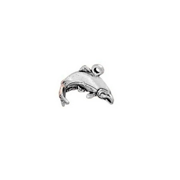 Salmon Charm Sterling Silver | Fish Jewelry | Fishing Jewelry