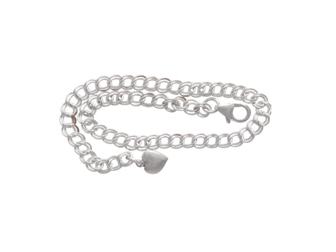 Sterling Silver Charm Bracelet, Child Charm Bracelet, Toddler Bracelet