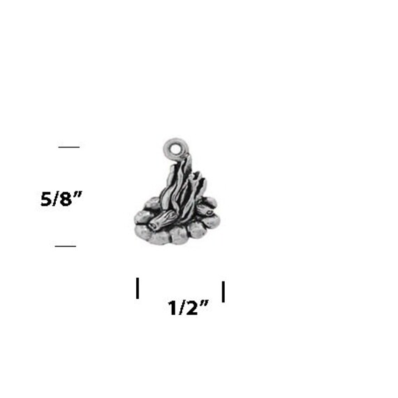 Nature & Adventure Charms, Bulk Designer Jewelry Making Charms Silver / 16mm / America The Beautiful