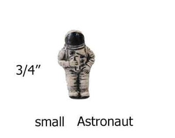 Handcrafted Ceramic Astronaut Beads from Peru - Set of 4 or 10 for Craft Enthusiasts