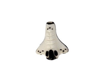 Space Shuttle Beads, Peruvian Ceramic, Space Shuttle Jewelry