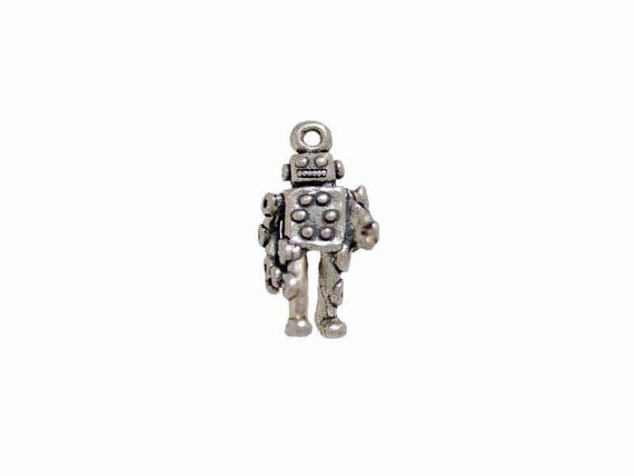 Buy Spark Your Inner Genius Sterling Silver Robot Charm Embrace