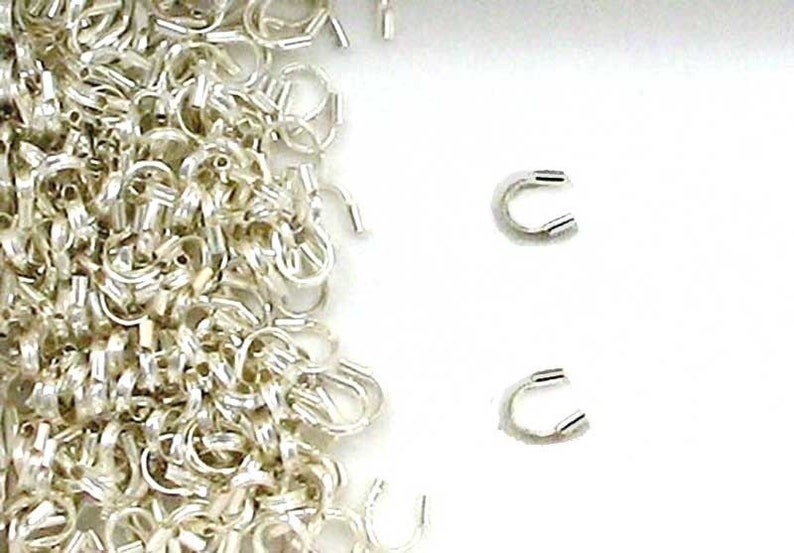 Pack Of 100 Sterling Silver Wire Guard Made In USA Hole Size .031/"