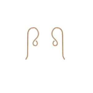 U Pick 50pc/100pc Hypoallergenic Ear Wire Earring Hooks 20mm Gold/silver  Dangle Connectors wire 0.7mm/21 Gauge for Earrings Jewelry Making 