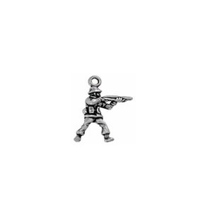 Soldier Charm Sterling Silver | Military Jewelry | Special Forces Charm