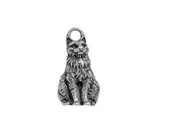 Cat Charm Sterling Silver, Sitting Cat Jewelry, Pet Jewelry, Cat Jewelry