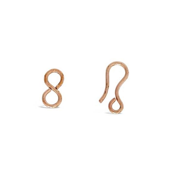 Hook & Eye Clasps Genuine Copper Necklace or Bracelet Clasps