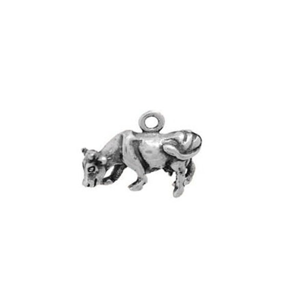 Cow Charm Sterling Silver | Cow Jewelry | Barnyard Jewelry