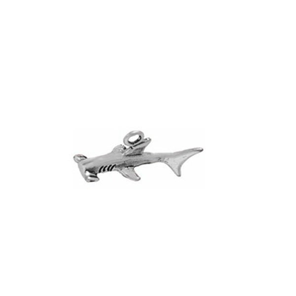 Hammerhead Shark Charm Sterling Silver | Shark Jewelry | Shark Charm