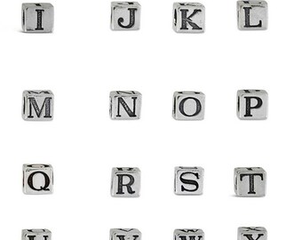 Metal Letter Beads - Etsy