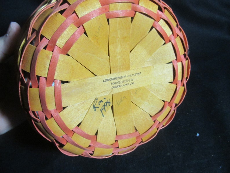 Longaberger Basket 1998 Rings and things bild 3