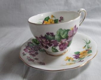 Royal Standard Lavender Lady tea cup & saucer set, England